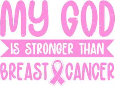 My God Is Stronger Than Breast Cancer Kids Hoodie