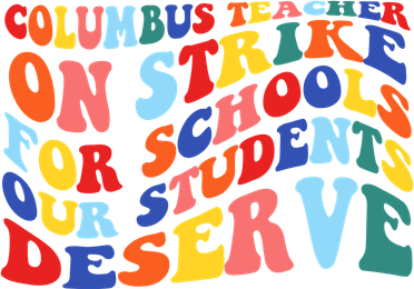 Columbus Ohio School Teachers Strike Retro Style Kids T-Shirt