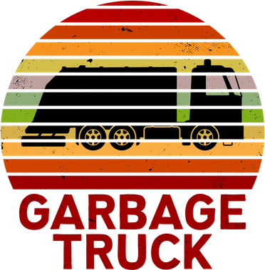 Garbage Truck Retro Kids T-Shirt