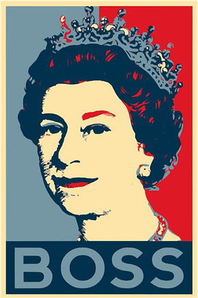 Queen Elizabeth II Boss Her Royal Highness Kids Hoodie
