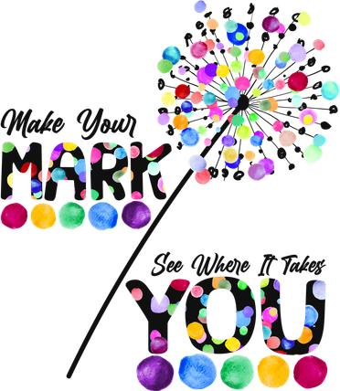 Cute Colorful Make Your Mark See Where It Takes You International Dot Day Women's Long Sleeve Shirt