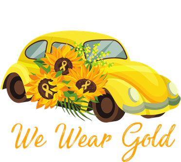 In September We Wear Gold Sunflower Vintage Car Visor