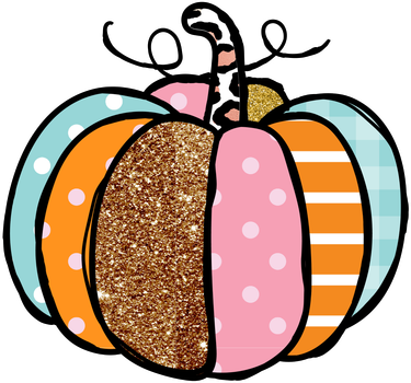 Colorful Pumpkin Festive Fall Women's Hoodie