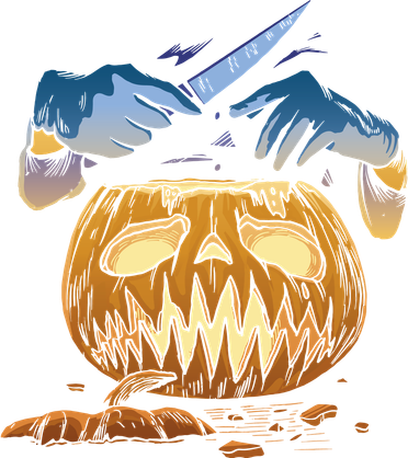 Pumpkin Carving Toddler Hoodie