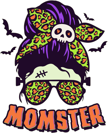 Funny Cute Halloween Momster Tumbler