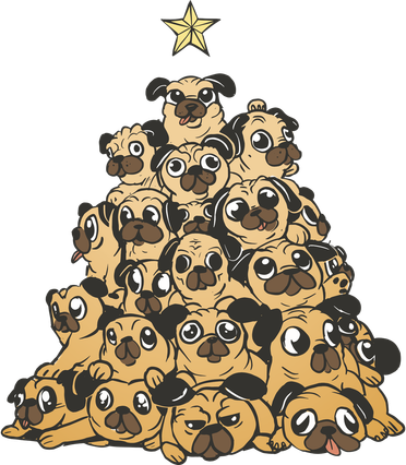 It Is Going To Be A Pug Christmas Tree Golf Towel