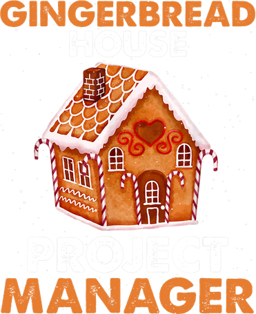 Gingerbread House Project Manager Baking Xmas Funny Coaster
