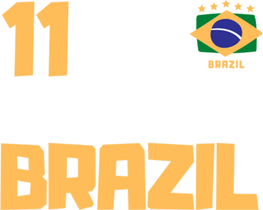 Brasil Brazil Soccer Jersey Football Number 11 Brazilian Women's T-Shirt