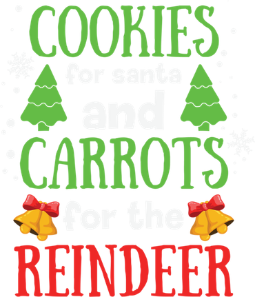 Cookies For Santa And Carrots For The Reindeer Gift Button