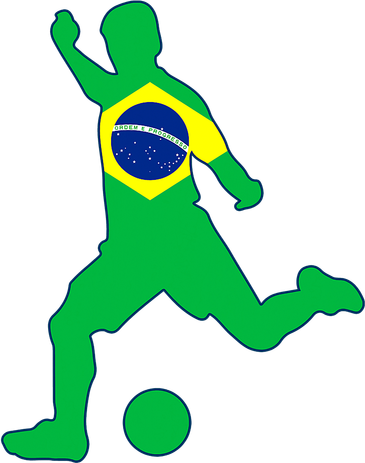 Brazil Flag Soccer Jersey Brasil Futbol Kids Sweatshirt