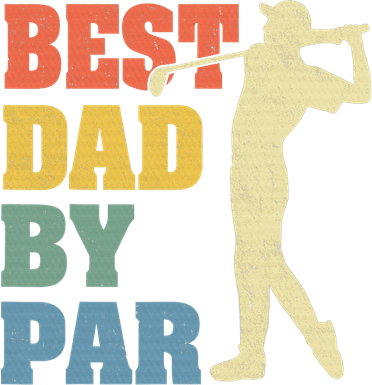 Best Dad By Par Golf American Us Flag Golf Towel