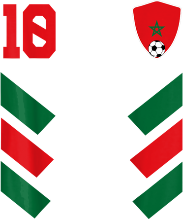 Morocco Soccer Jersey Moroccan Football Shirt Flag 11oz C Handle Ceramic Mug