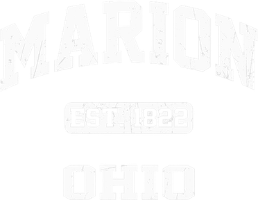Marion Ohio OH Vintage State Athletic Style Coaster