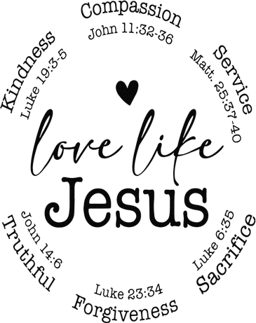 Love Like Jesus Positive Catholic Preppy Retro Christian Beanie