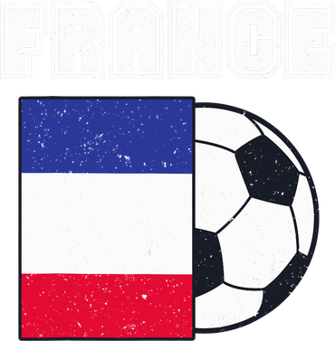 France Soccer Team Flag Women's Hoodie