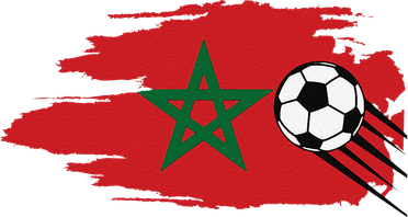 Morocco Flag Vintage Style Retro Moroccan Soccer Toddler T-Shirt