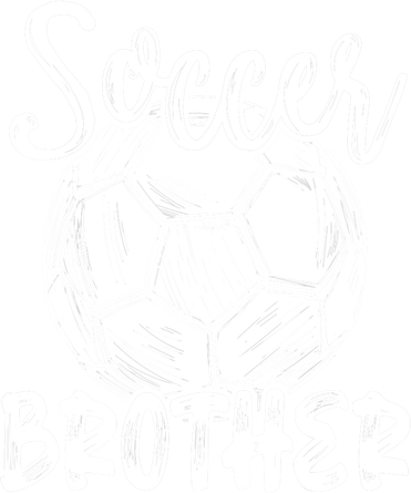 Soccer Brother Family Matching Team Player Soccer Ball Coaster