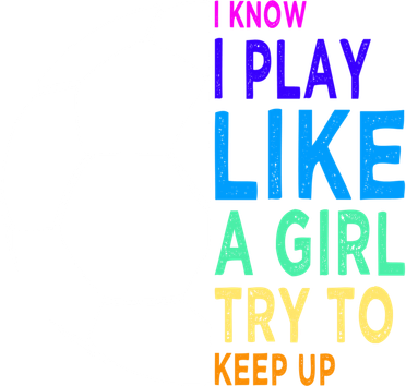 I Know I Play Like A Girl Cute Football Gift Kids T-Shirt