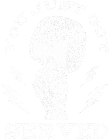 You Just Got Served Hand Holding Ping Pong Paddle Sport Women's T-Shirt