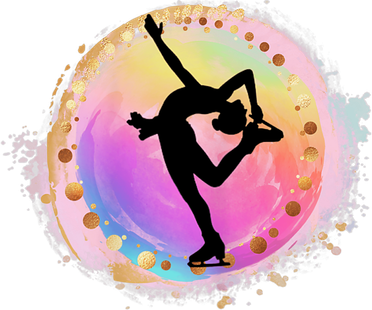 Biellman Spin Wo Ice Skating Dancer Cute Golf Towel