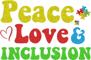 Peace Love Inclusion Sped Squad Special Ed Teacher Gift Kids Sweatshirt