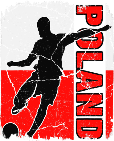 Poland Soccer Team Polish Flag Jersey Football Fans Button