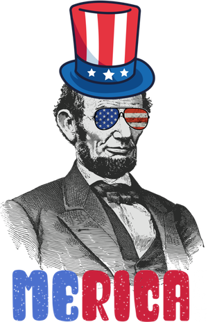 Abraham Lincoln President 4th Of July Gift Merica Gift Tumbler