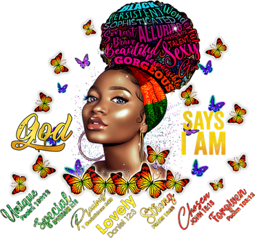 Black Girl God Says I Am Black Melanin History Month Pride Coffee Mug