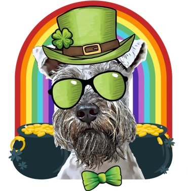 Miniature Schnauzer Dog Leprechaun Funny St Patricks Day Gift Coffee Mug