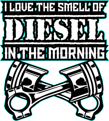 I Love The Smell Of Diesel In The Morning Cool Gift Diesel Trucks Meaningful Gif Button