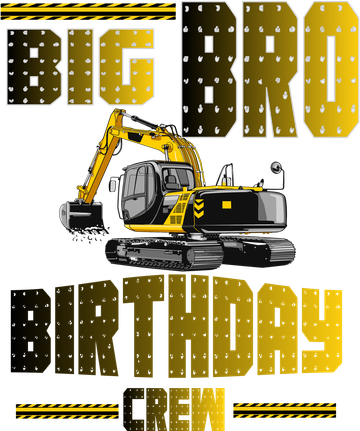 Big Bro Brother Birthday Crew Party Excavator Coffee Mug