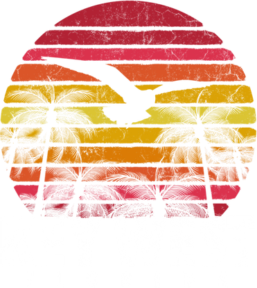 Key West Florida Vintage Retro Sunset Beach Gift Hat