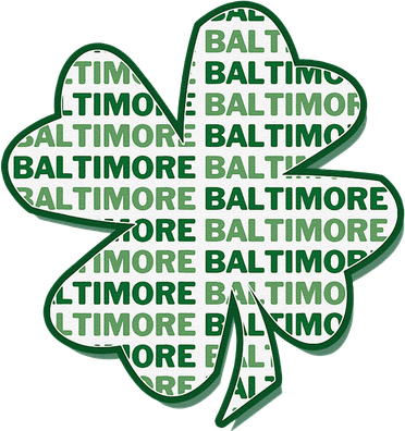 Baltimore Maryland St Patrick's Day 4 Leaf Clover Coffee Mug