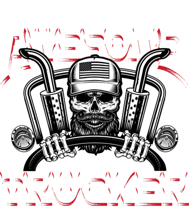 Funny Truck Drivers Awesome Trucker Diesel Semi Big Rig Gift Women's Long Sleeve Shirt