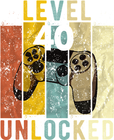 40th Birthday Level 40 Unlocked Video Gamer Coffee Mug