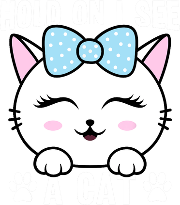 Hold On I See A Cat Funny Cat Lovers Kitten Sarcastic Saying Women's Tank Top