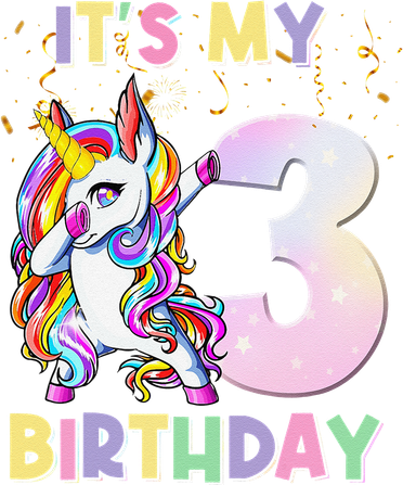 It's My 3rd Birthday Unicorn 3 Year Olds Outfit Tumbler