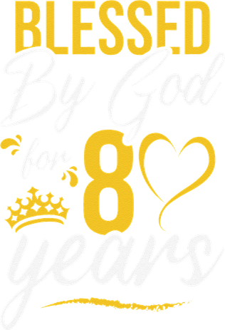 Vintage Happy 80 Years Blessed By God For 80th Birthday Gift Doddie Hoodie