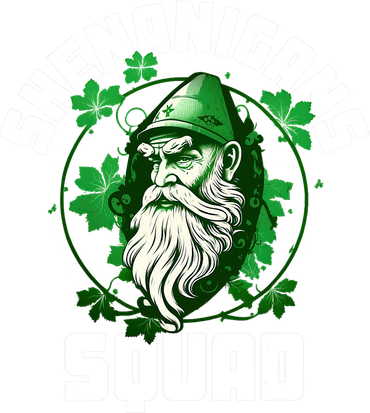 Shenanigans Squad Gnome Shamrock Matching St Patricks Day Pajama Set