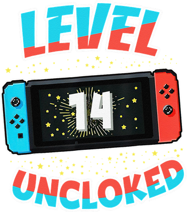Level 14 Unlocked Gamer 14th Birthday Gift Video Game Lovers Women's Sweatshirt