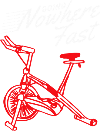 Funny Spin Class Going Nowhere Fast Indoor Cycling Spinning Tank Top
