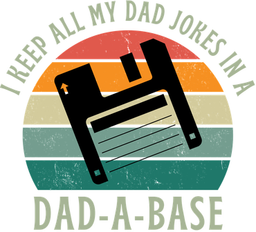 I Keep All My Dad Jokes In A DadABase Vintage Fathers Day Women's Tank Top
