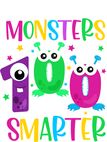 100 Days Teacher Gift My Little Monsters 100 Days Smarter Gift Magnet