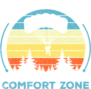 Skydiving Life Begins At The End Of Your Comfort Zone Gift Women's Tank Top