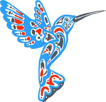 Hummingbird Native American Indian Pacific Northwest Tribal Gift Doggie Tank
