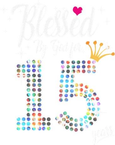 Blessed By God For 15 Years 15th Birthday Anniversary Beanie