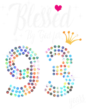 Blessed By God For 93 Years 93rd Birthday Anniversary Beanie