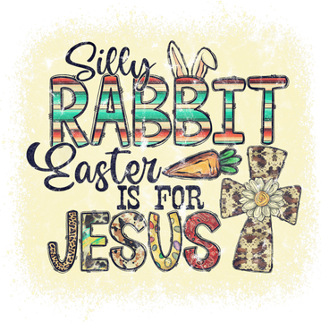 Silly Rabbit Easter Is For Jesus Cross Carrot Great Gift Women's Long Sleeve Shirt