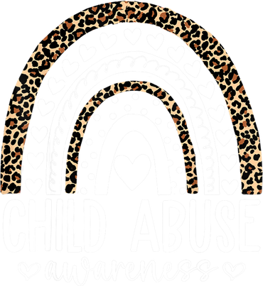 In April We Wear Blue Cool Child Abuse Prevention Awareness Women's Hoodie