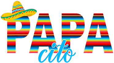 Papacito Serape Mexican Sombrero Cinco de Mayo Button